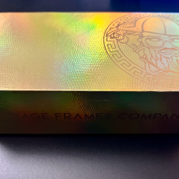 Vintage Frame Sunglasses 24 KT Gold - Picture 10 of 10